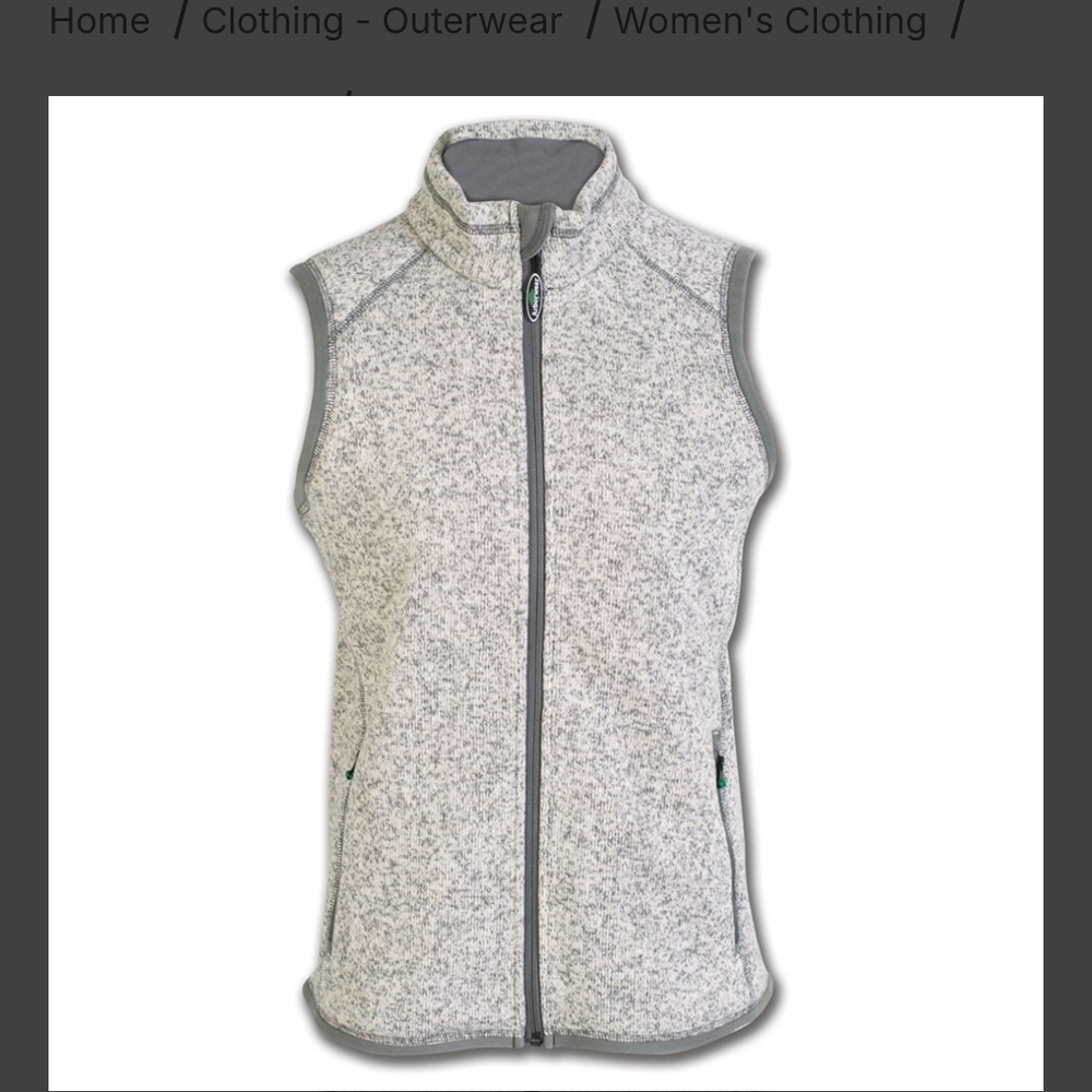 Arborwear Staghorn Gray Fleece Vest Sz M